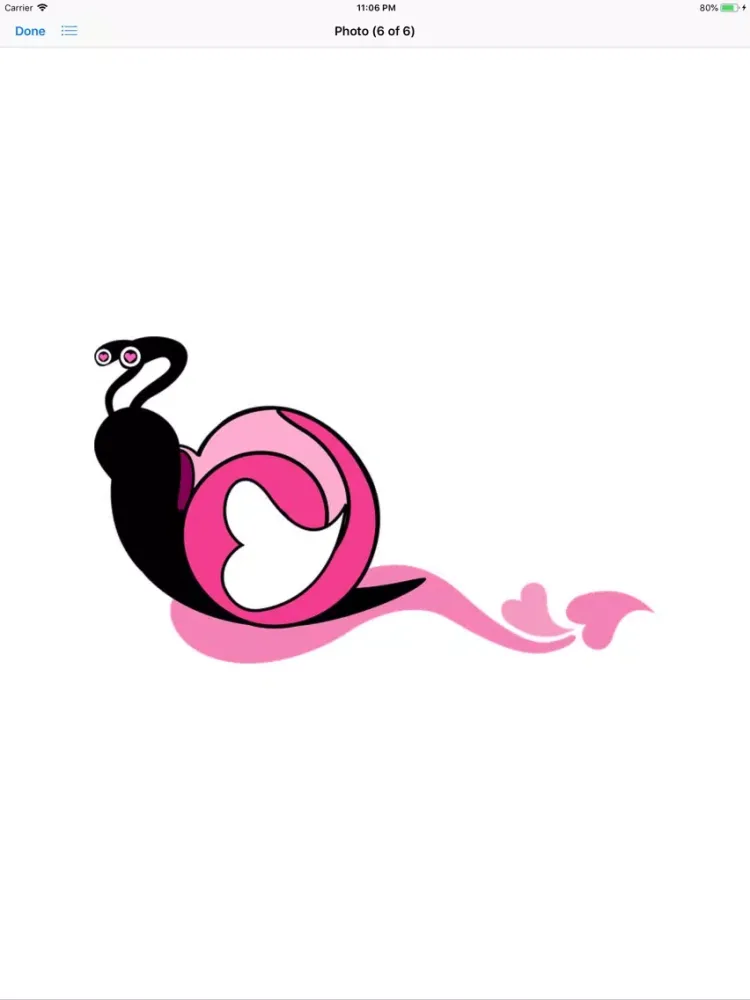 Slow Poke Snail Sticker Pack iPad  স্ক্রিনশট