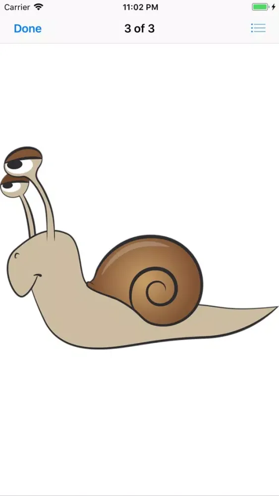 Slow Poke Snail Sticker Pack স্ক্রিনশট