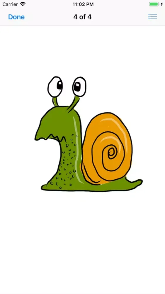 Slow Poke Snail Sticker Pack স্ক্রিনশট