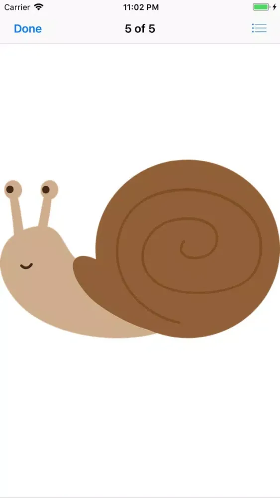 Slow Poke Snail Sticker Pack স্ক্রিনশট