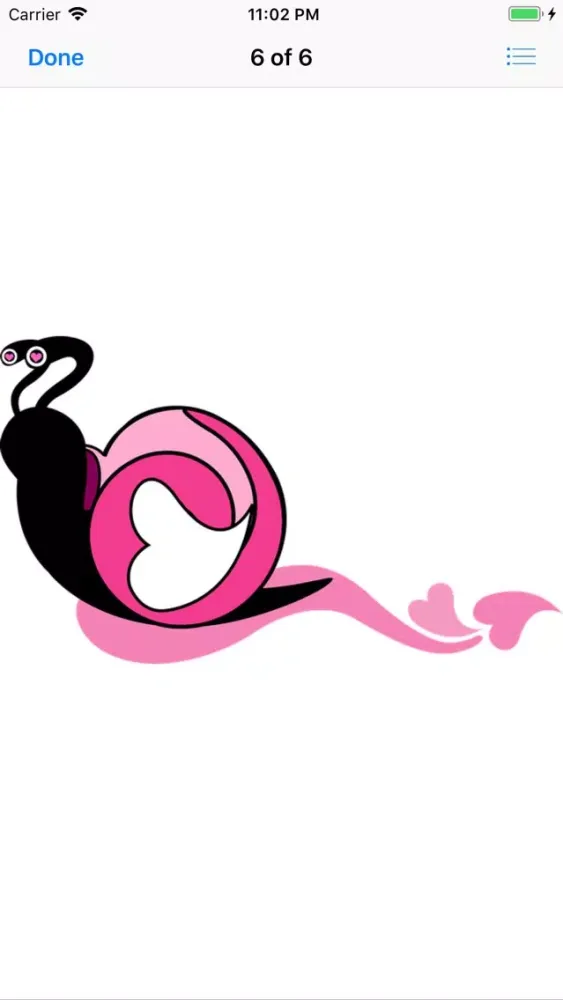 Slow Poke Snail Sticker Pack স্ক্রিনশট