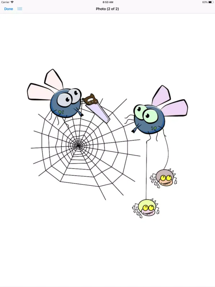 Ảnh chụp màn hình của My Spiderweb Sticker Pack iPad 