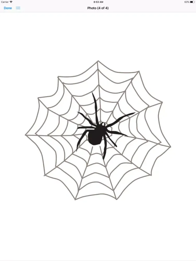 Ảnh chụp màn hình của My Spiderweb Sticker Pack iPad 