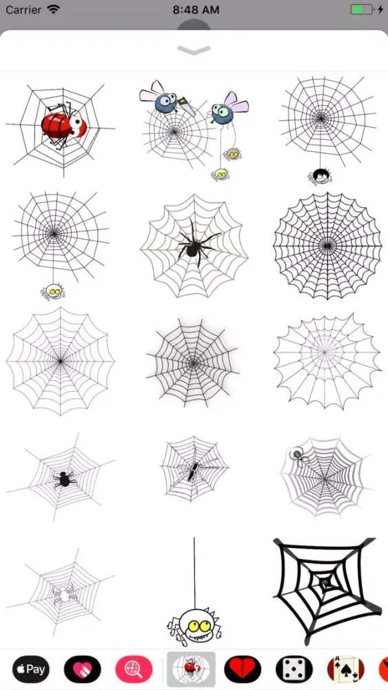 Ảnh chụp màn hình của My Spiderweb Sticker Pack