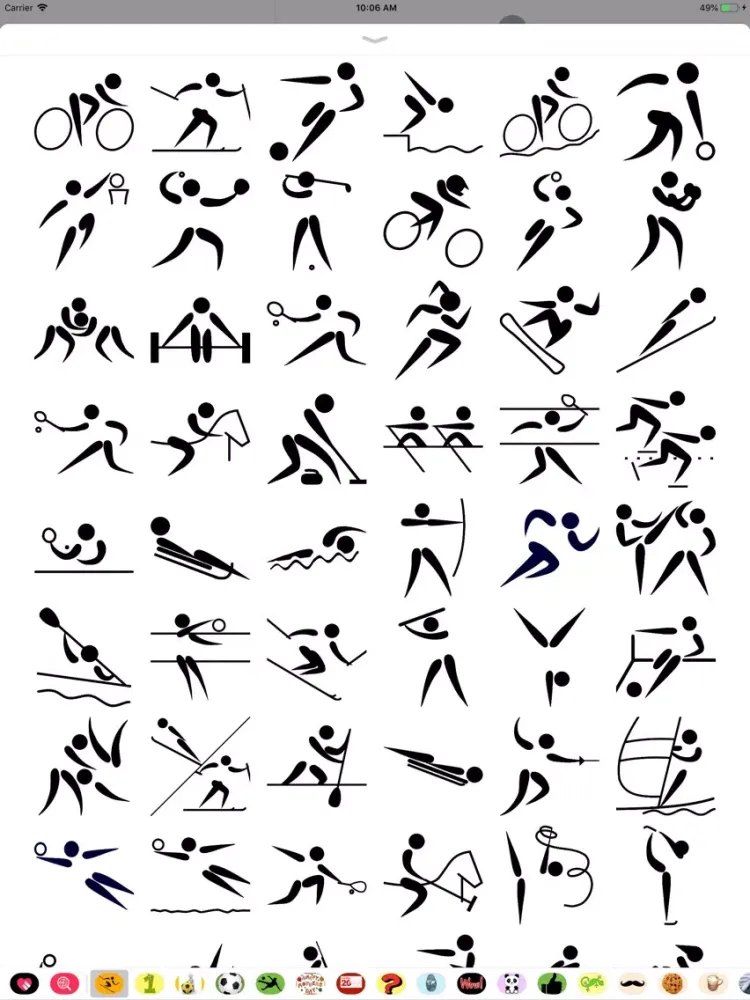 Sport Pictogram Sticker Pack iPad  स्क्रीनशॉट