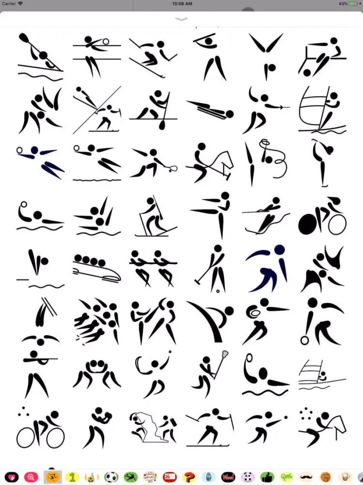 Sport Pictogram Sticker Pack iPad  स्क्रीनशॉट