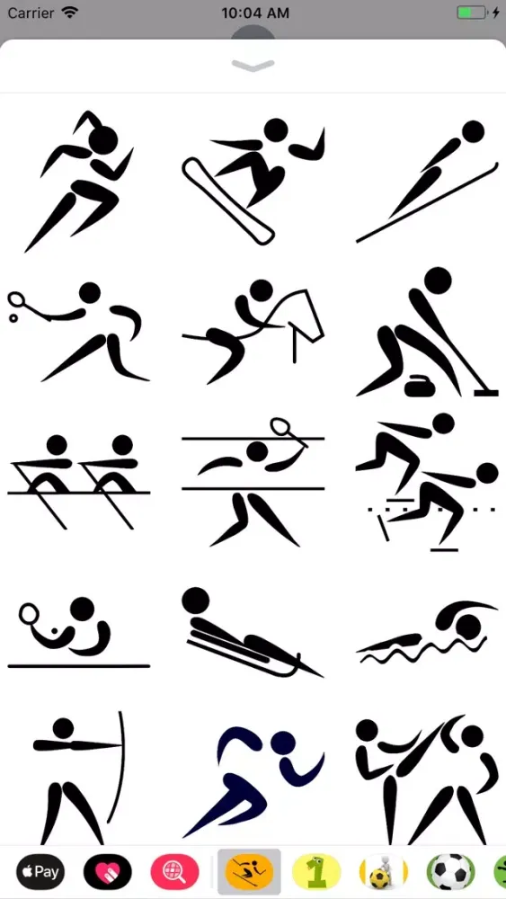 Sport Pictogram Sticker Pack स्क्रीनशॉट