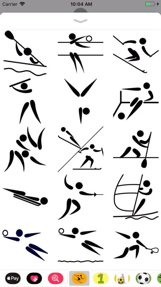Sport Pictogram Sticker Pack स्क्रीनशॉट