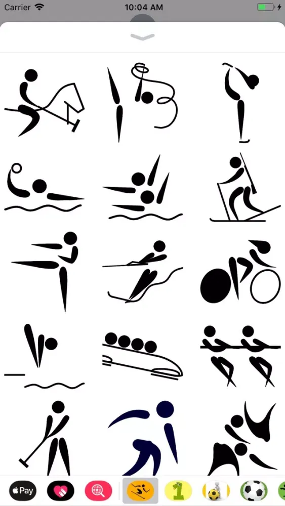 Sport Pictogram Sticker Pack स्क्रीनशॉट