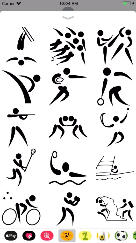 Sport Pictogram Sticker Pack स्क्रीनशॉट
