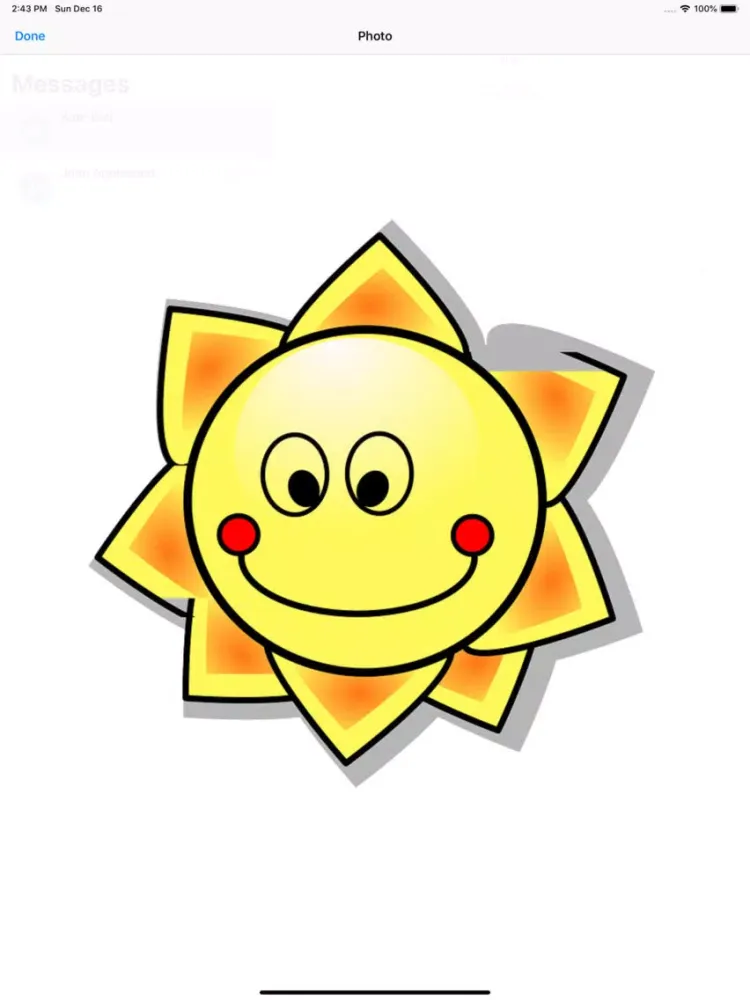 Sunny Sun Stickers iPad  Screenshots