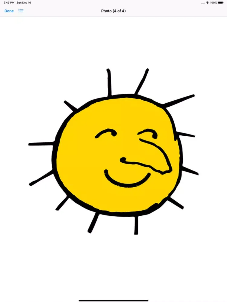 Sunny Sun Stickers iPad  Screenshots