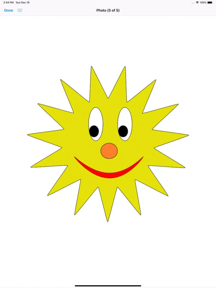Sunny Sun Stickers iPad  Screenshots