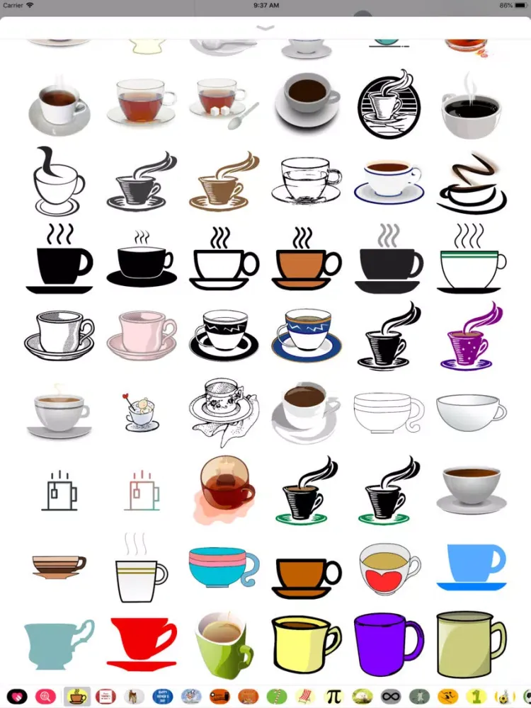 Screenshot di Teacup Sticker Pack iPad 