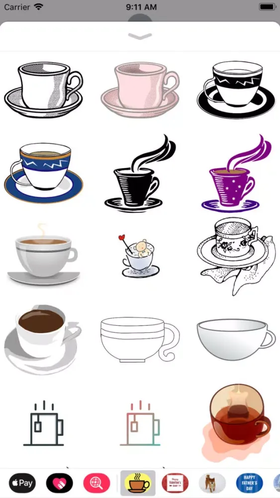 Screenshot di Teacup Sticker Pack