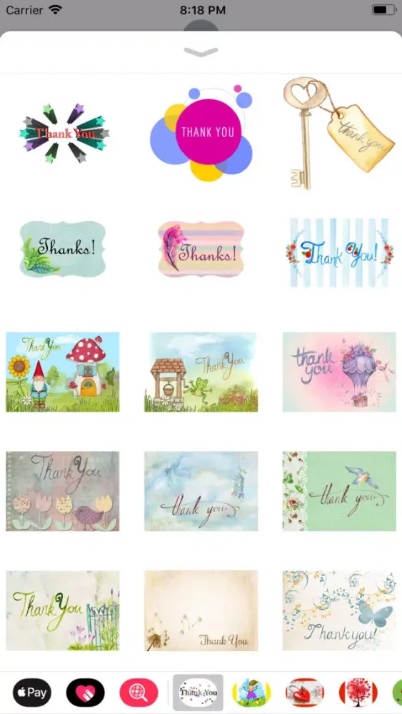 Capturas de pantalla de My Thank You Sticker Pack