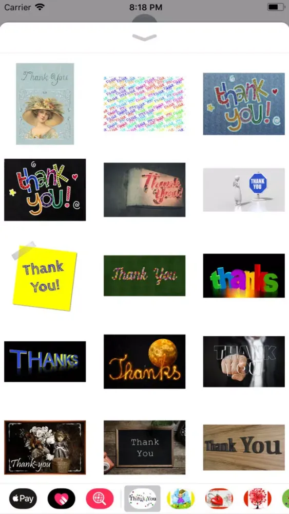 Capturas de pantalla de My Thank You Sticker Pack