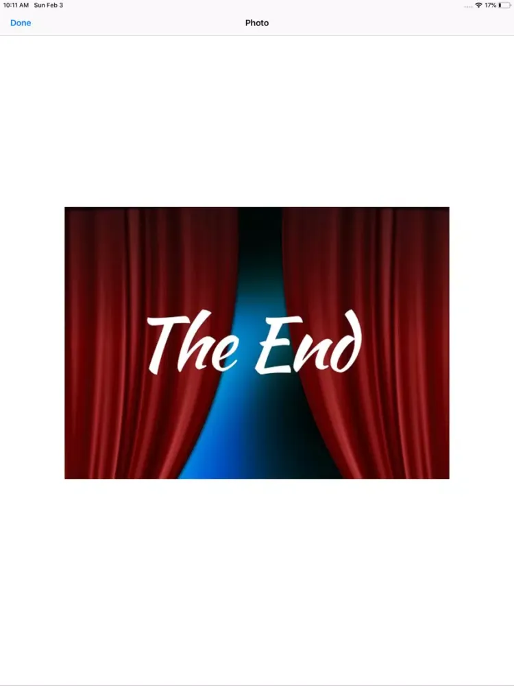 The End Stickers iPad  Screenshots