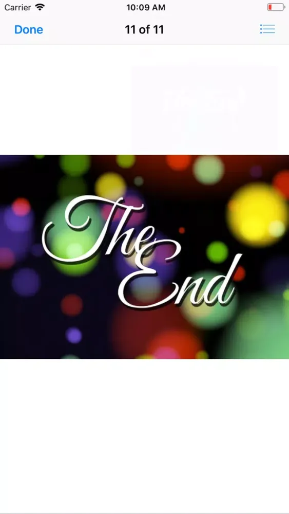 The End Stickers Screenshots