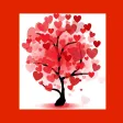 Tree Hearts Sticker Pack