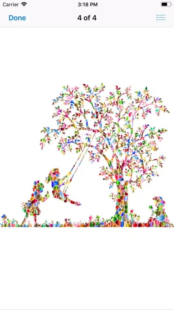 Tangkapan layar Tree Hearts Sticker Pack
