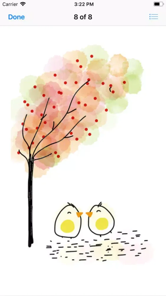 Tangkapan layar Tree Hearts Sticker Pack
