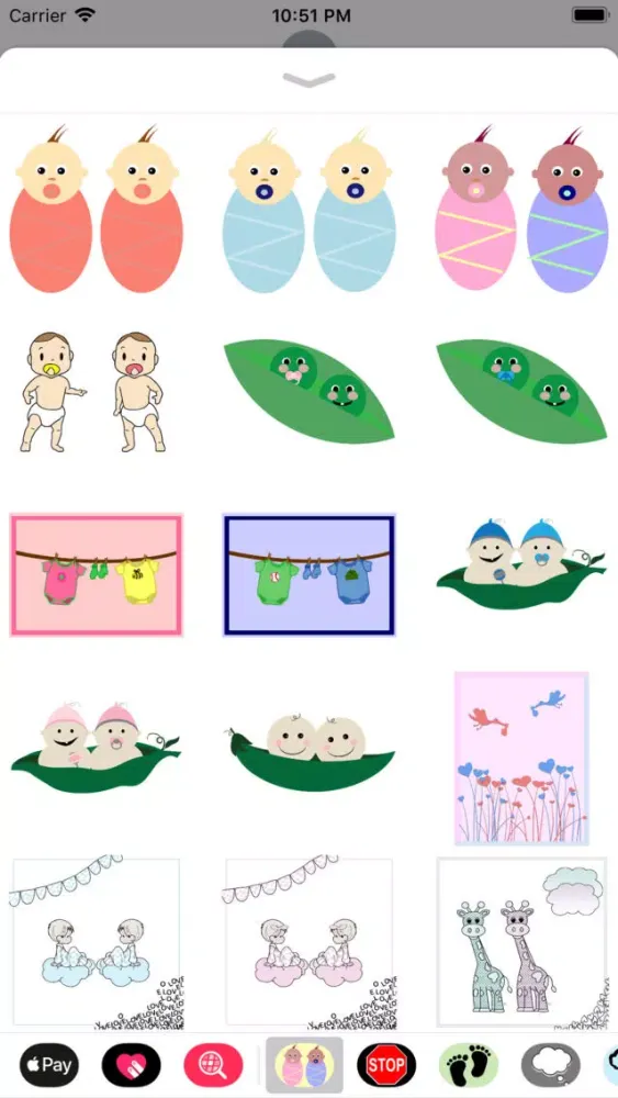 My Twins Sticker Pack應用截圖