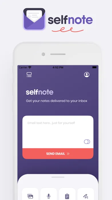 SelfNote: Email Note to Self应用截图