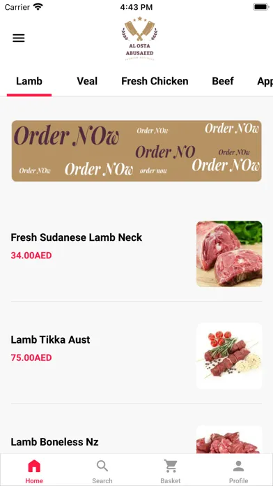 Capturas de tela do Abu Saeed Butchery