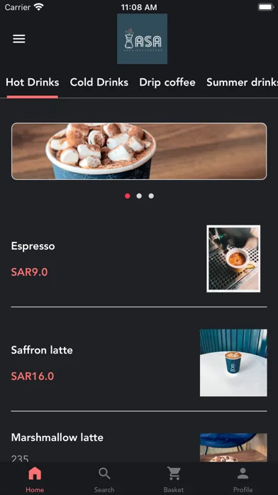 Zrzuty ekranu ASA - آسا