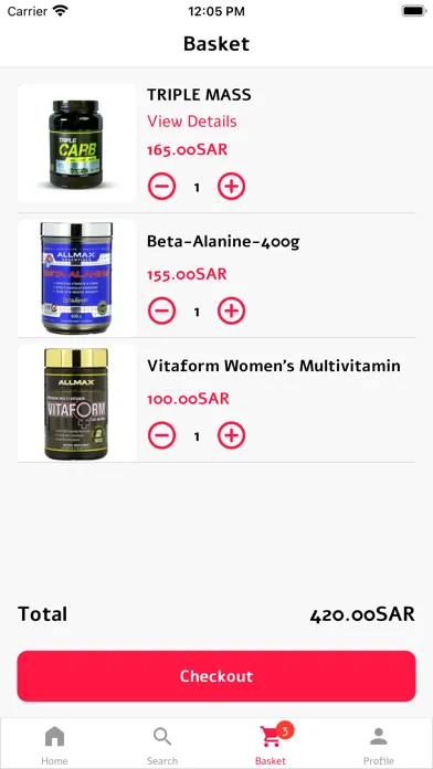 Tangkapan layar Body Fitness KSA