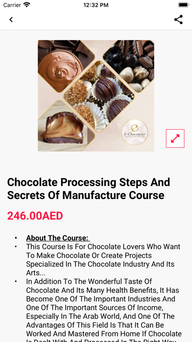 Screenshot di E-chocolatier