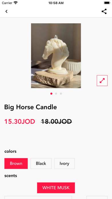 Capturas de tela do Glow Candles