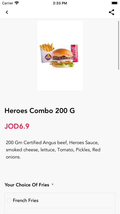 Heroes Burgers & Wings Screenshots