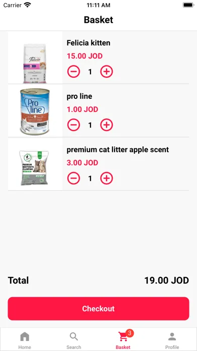 Tangkapan skrin Mimz Pet Mall Jo