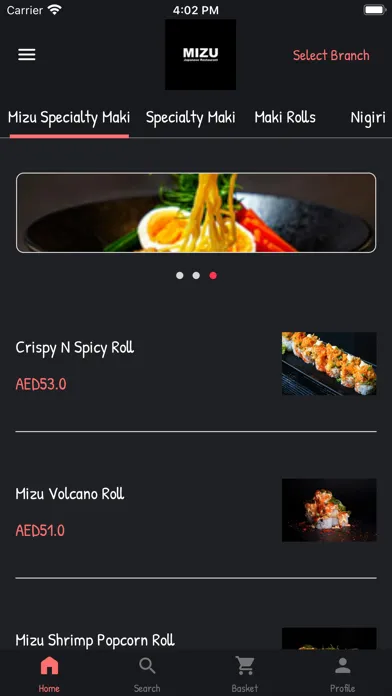 Mizu Restaurant স্ক্রিনশট