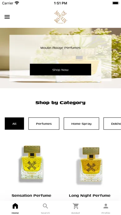 Moulin Rouge Perfumes স্ক্রিনশট