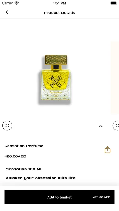 Moulin Rouge Perfumes স্ক্রিনশট