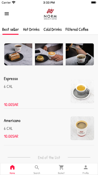 Norm Cafe स्क्रीनशॉट