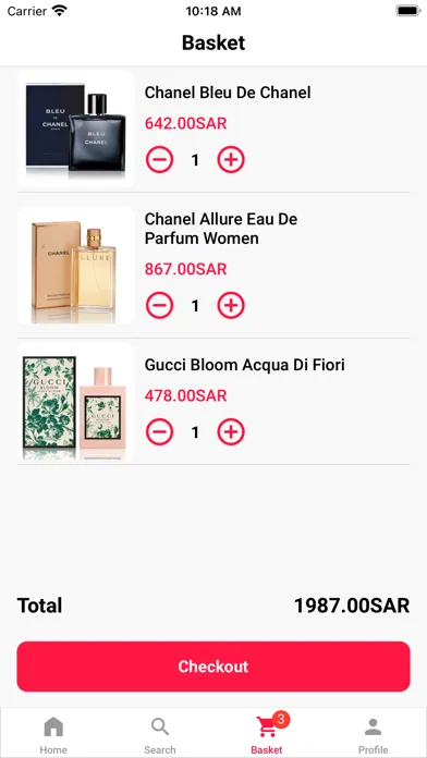 perfume box Screenshots
