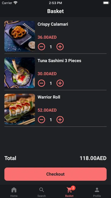 Captures d'écran de Sakai Sushi