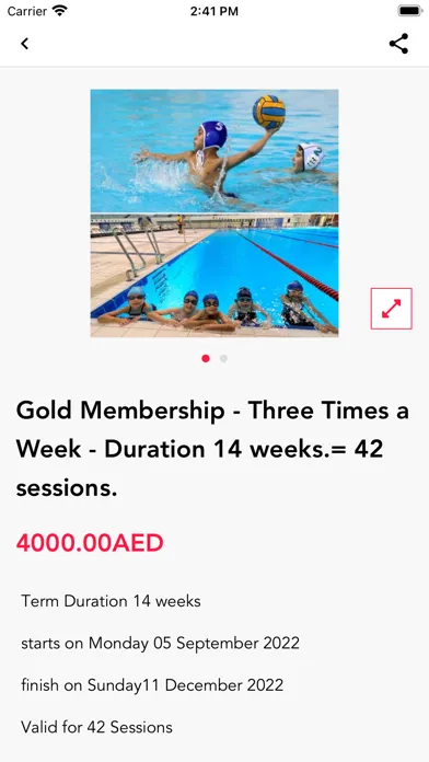 Talent Swimming Academy Ekran Görüntüleri