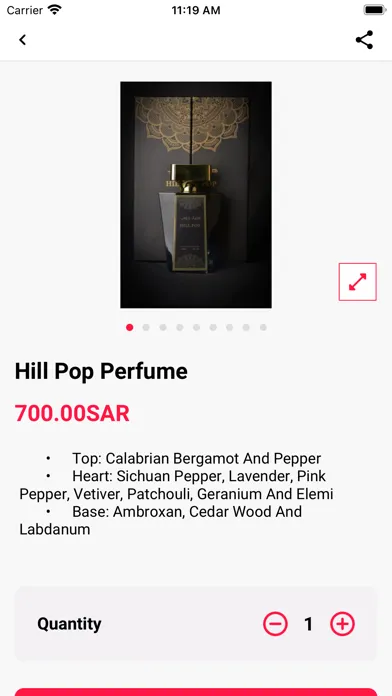 Ảnh chụp màn hình của Toti Perfumes