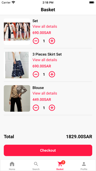 Trina collection 스크린샷
