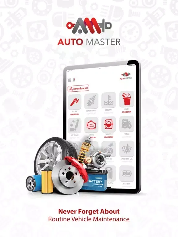 AutoMaster: Repairing Reminder iPad  Screenshots