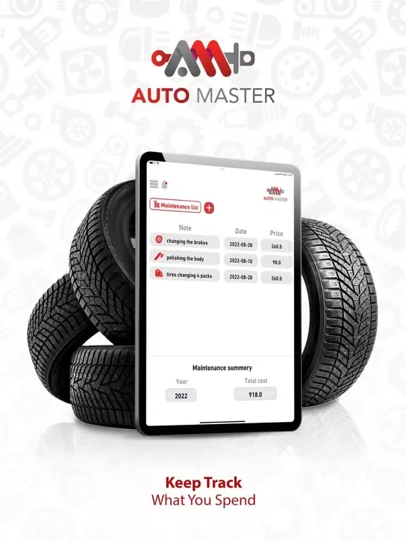 AutoMaster: Repairing Reminder iPad  Screenshots