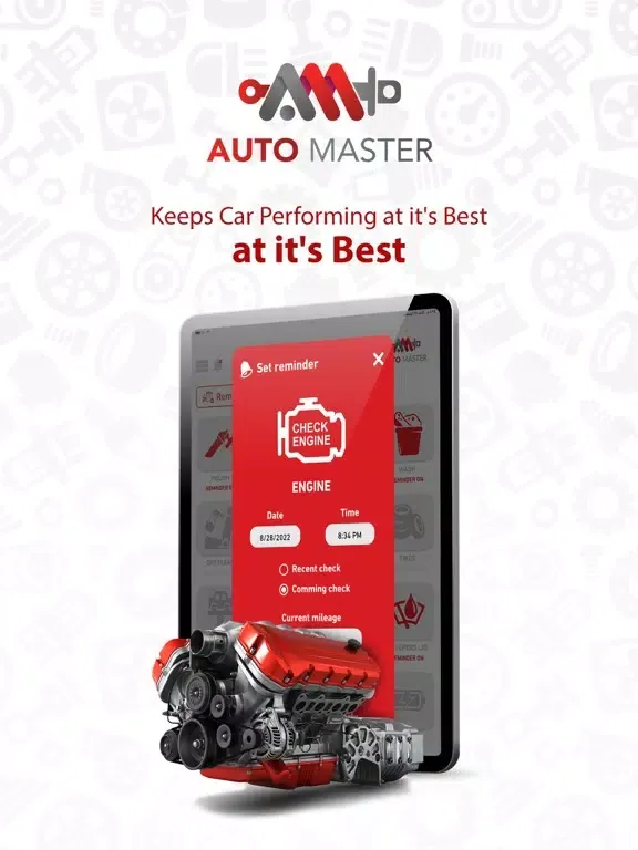 AutoMaster: Repairing Reminder iPad  Screenshots