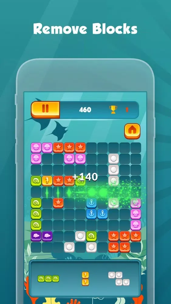 تصاویر Aqua Puzzle With Blocks
