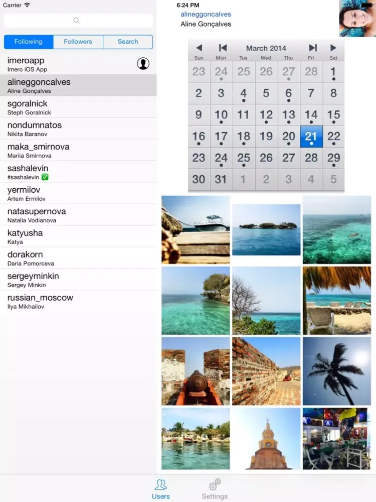 Imero Chronology for Instagram iPad  Ekran Görüntüleri