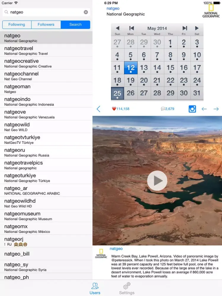 Imero Chronology for Instagram iPad  Ekran Görüntüleri